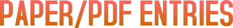 PAPER/PDF ENTRIES PAPER/PDF ENTRIES
